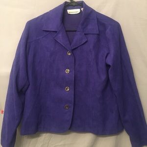 Allyson Whitmore Vintage Purple Velvet Jacket